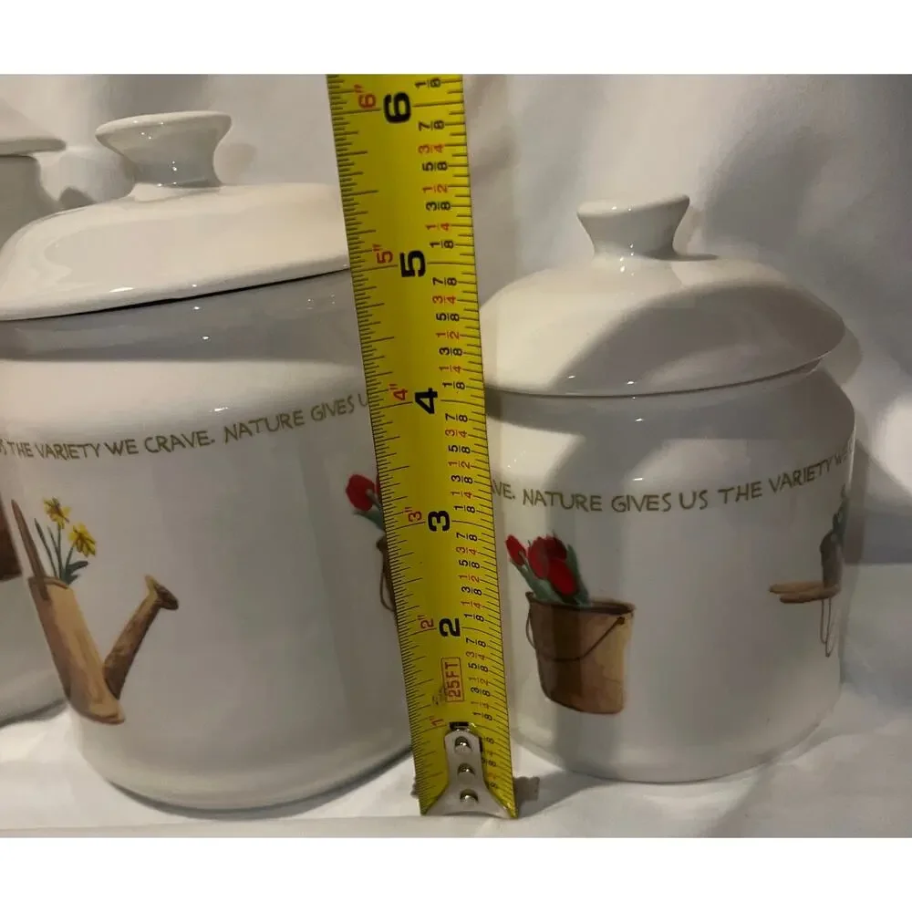 One of a Kind Thomas Pottery 4 Piece Canister Set